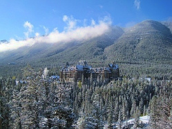 冬のバンフスプリングスホテル