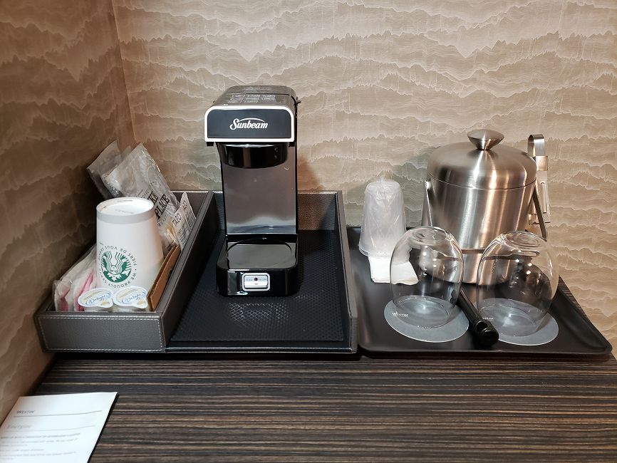 ウェスティン・カルガリー・エアポート・ホテルのコーヒーメーカー:2019-02-19 18