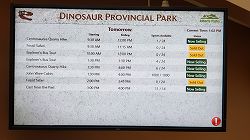 ダイナソー州立公園主催プログラム表